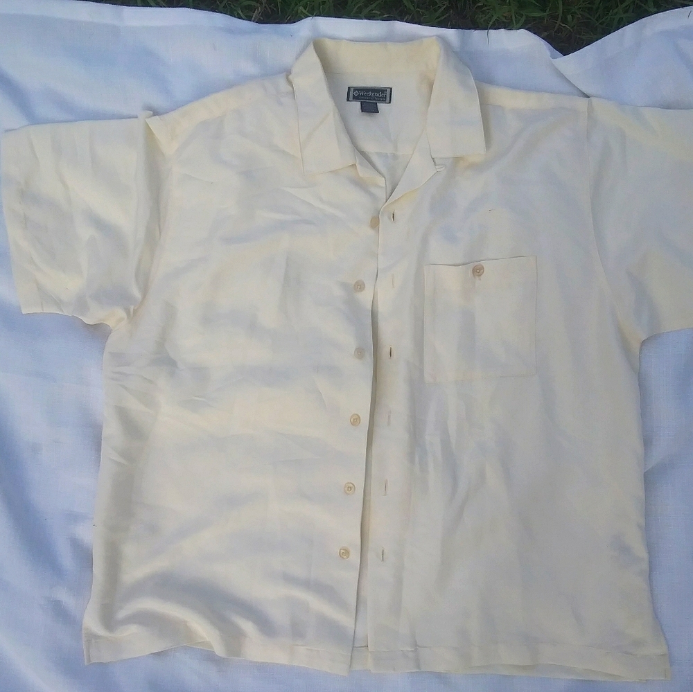 Weekender button down short sleeve XL